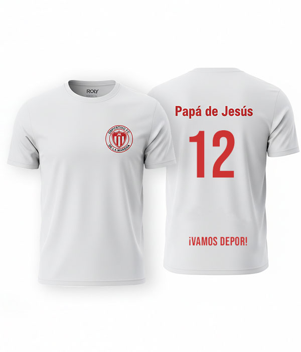 CAMISETA PERSONALIZADA HINCHAS EJEMPLO